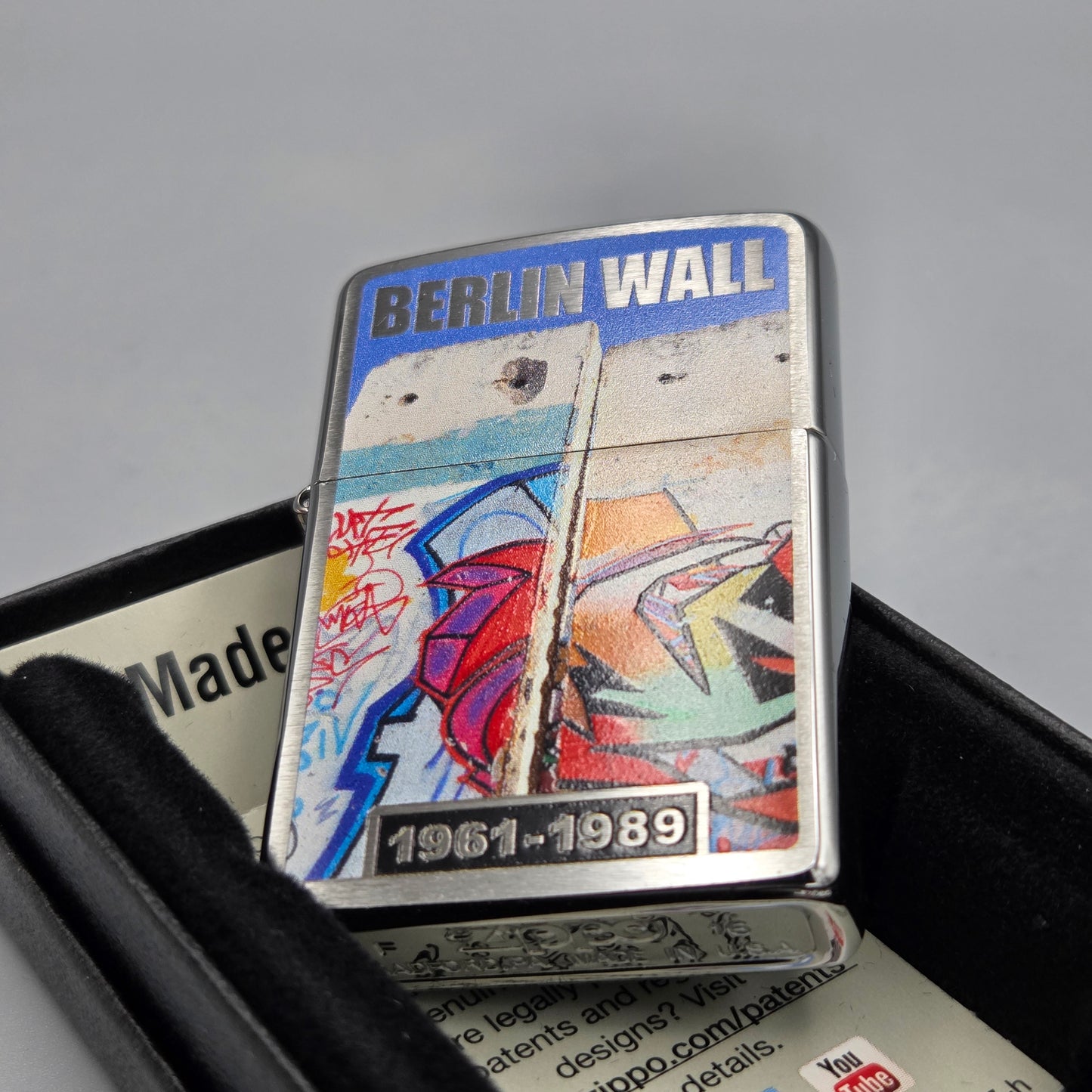 Zippo Berlin Wall		Feuerzeug	Lighter - ungezündet, inkl. Schachtel