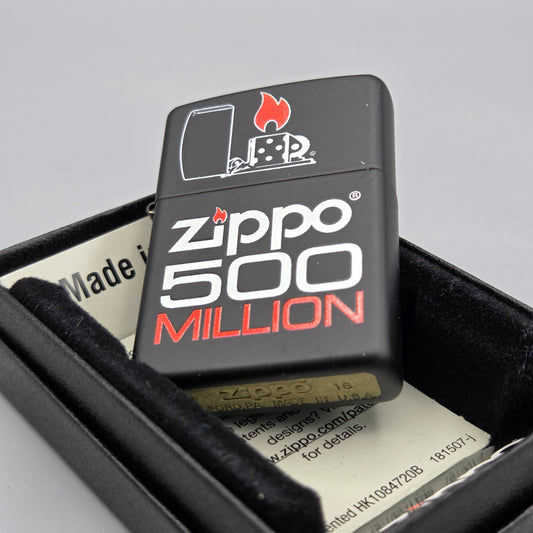 Zippo 500 Million		Feuerzeug	Lighter - ungezündet, inkl. Schachtel