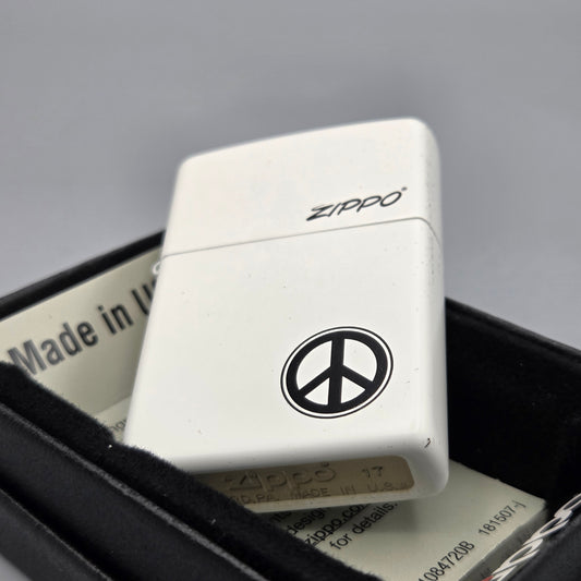 Zippo Peace Sign		Feuerzeug	Lighter - ungezündet, inkl. Schachtel
