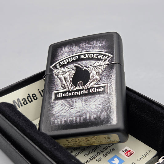 Zippo Motorcycle Club		Feuerzeug	Lighter - ungezündet, inkl. Schachtel