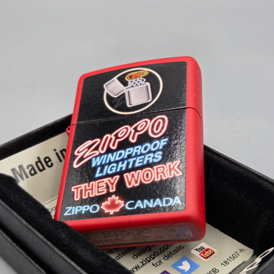 Zippo Canada		Feuerzeug	Lighter - ungezündet, inkl. Schachtel