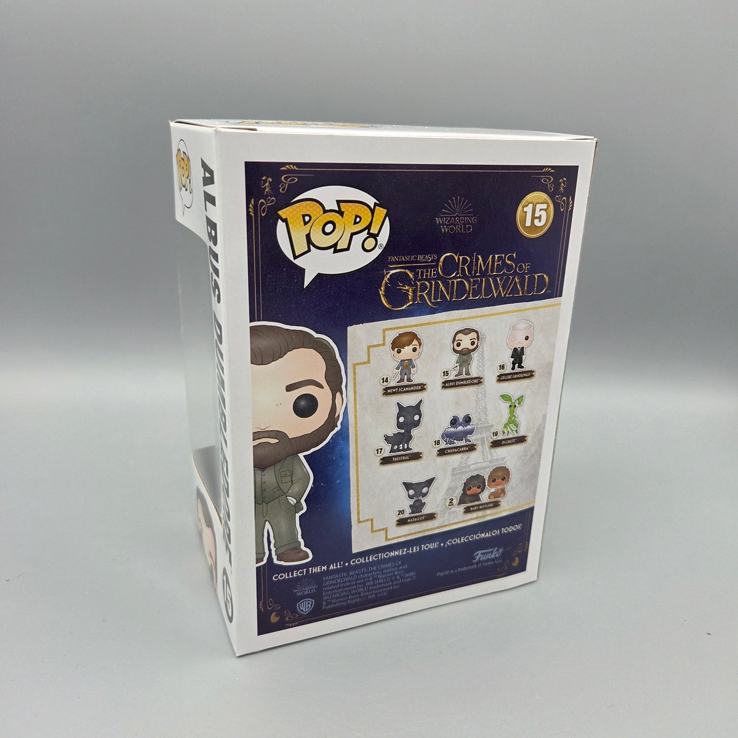 Funko Pop! The Crimes of Grindelwald	#15 Albus Dumbledore		-	Vinylfigur