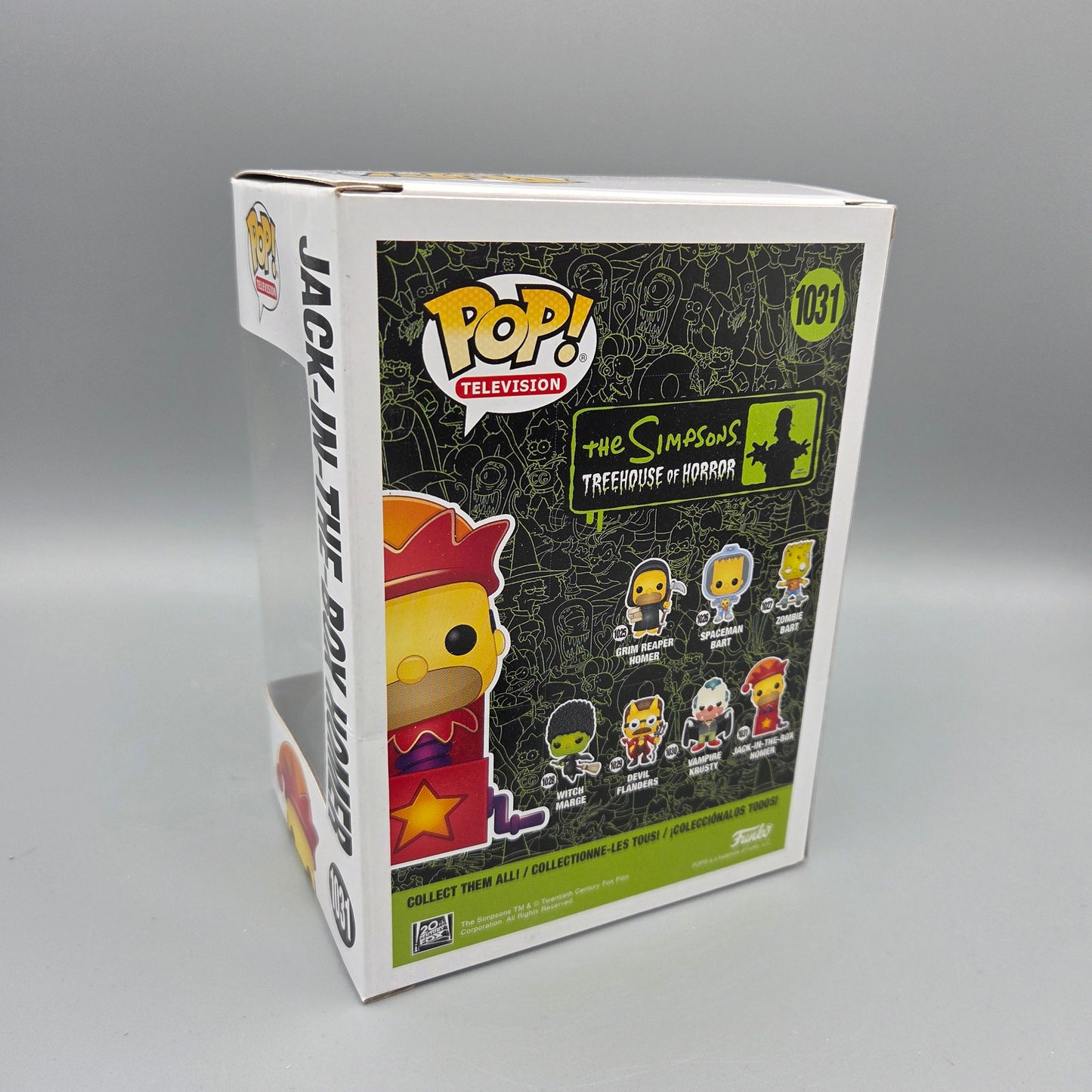 Funko Pop! The Simpsons - Treehouse of Horror	#1031 Jack-in-the-Box Homer		Television	Vinylfigur