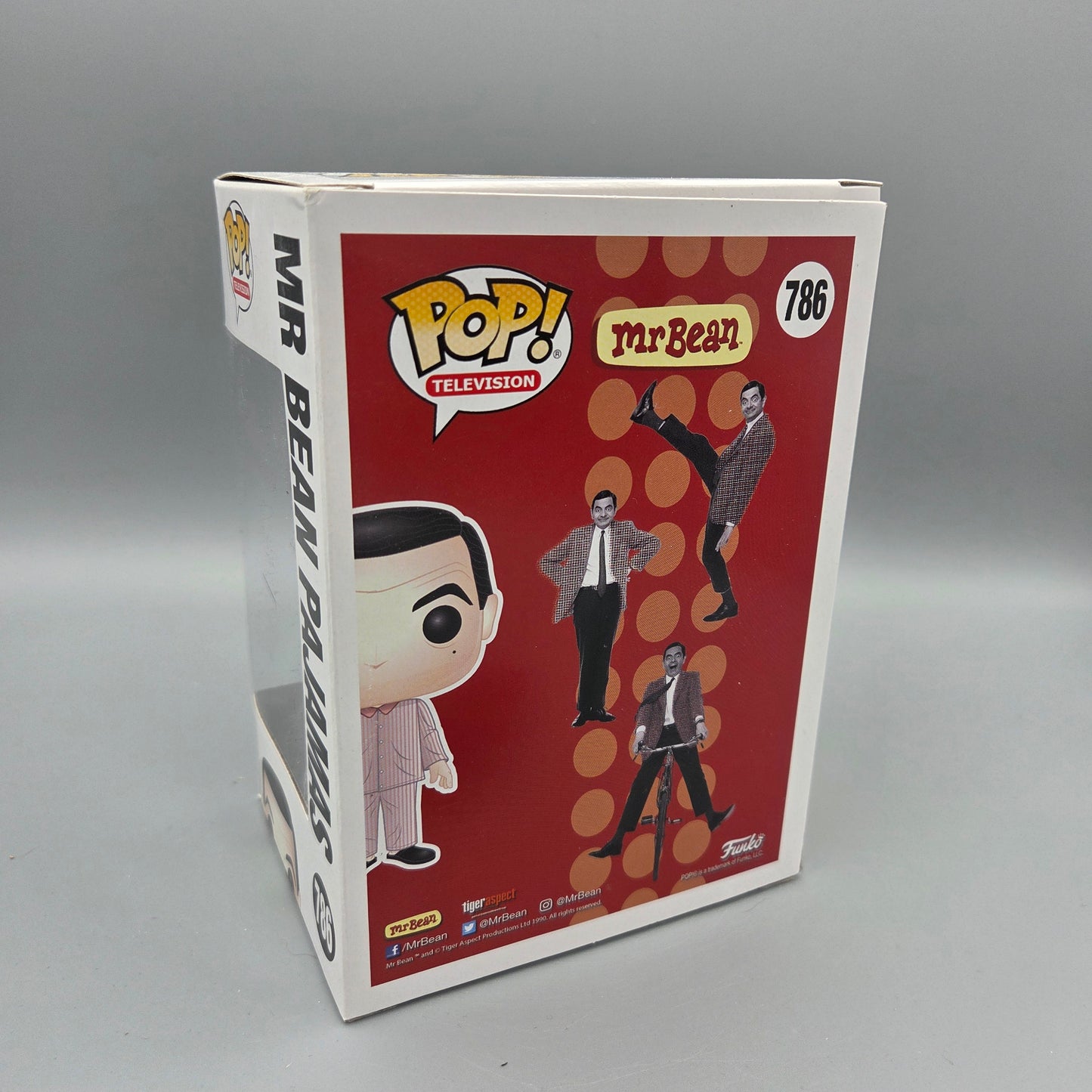 Funko Pop! Mr. Bean	#786 Mr Bean Pajamas		Television	Vinylfigur