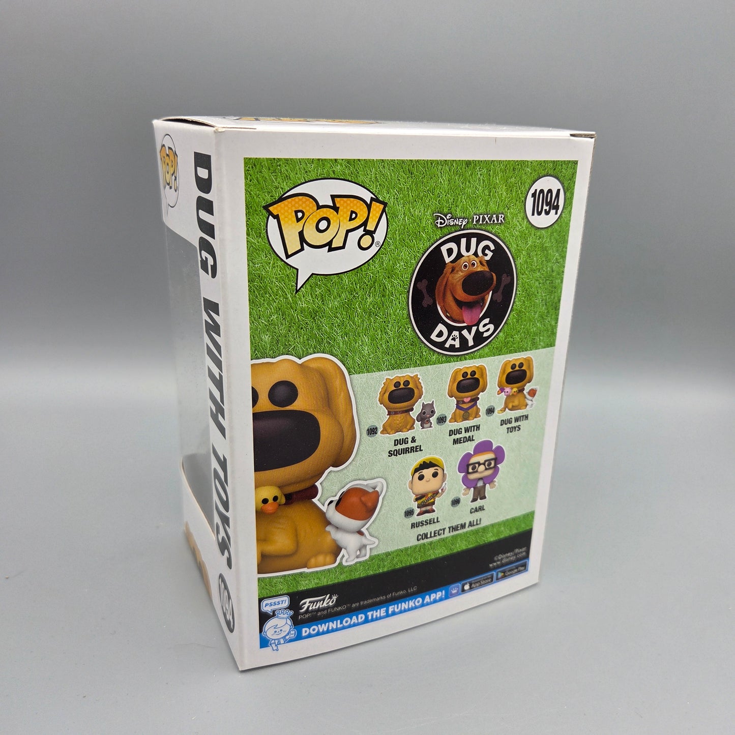 Funko Pop! Dug Days	#1094 Dug with Toys		Disney	Vinylfigur