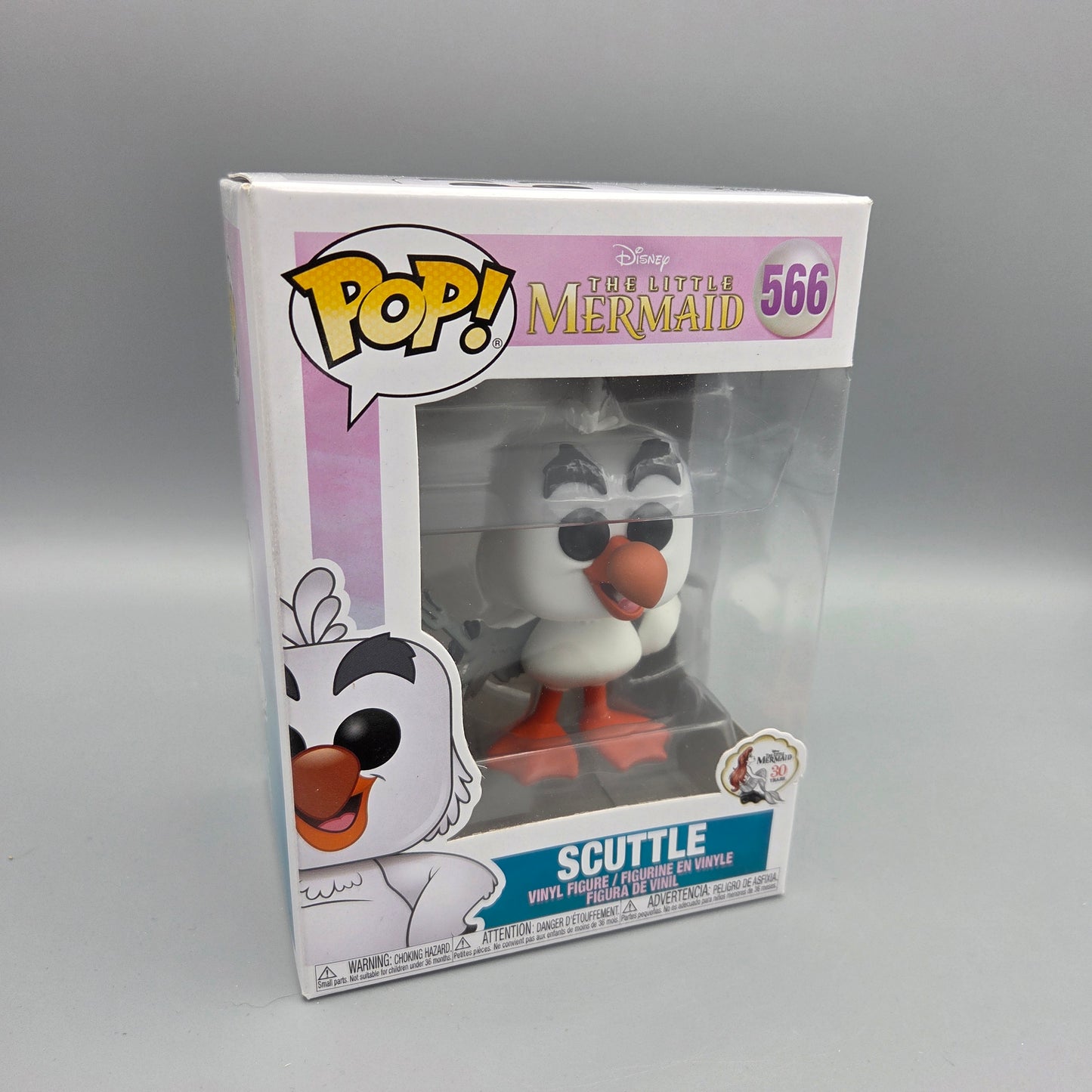 Funko Pop! The Little Mermaid	#566 Scuttle		Disney	Vinylfigur