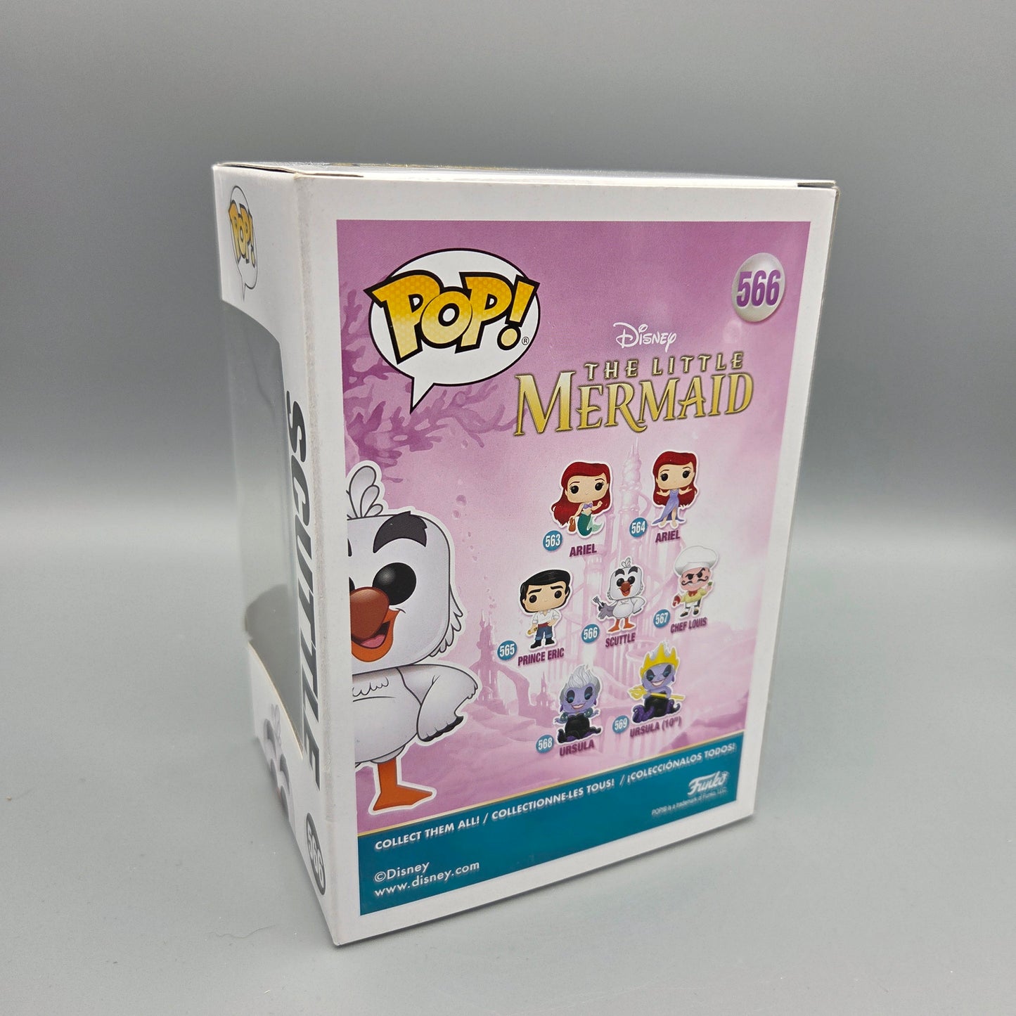 Funko Pop! The Little Mermaid	#566 Scuttle		Disney	Vinylfigur