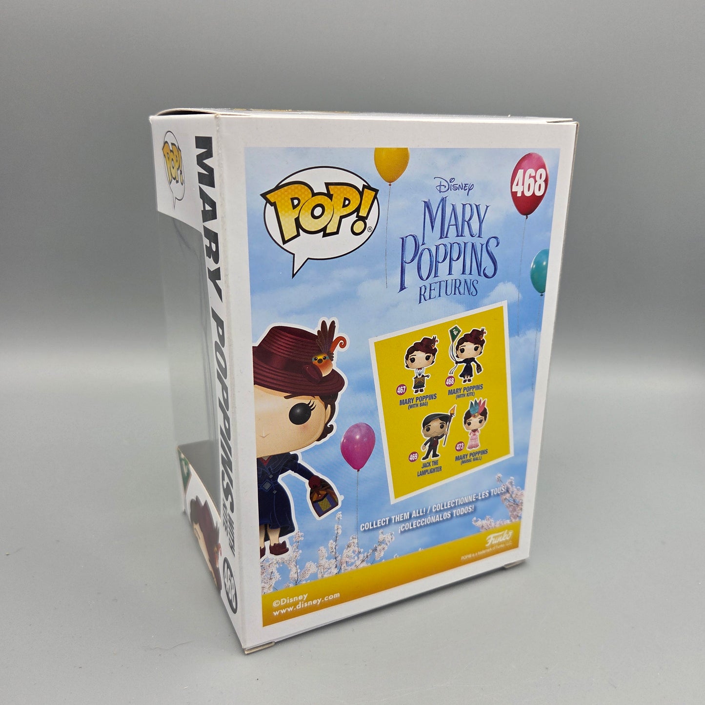 Funko Pop! Mary Poppins Returns	#468 Mary Poppins with Kite		Disney	Vinylfigur