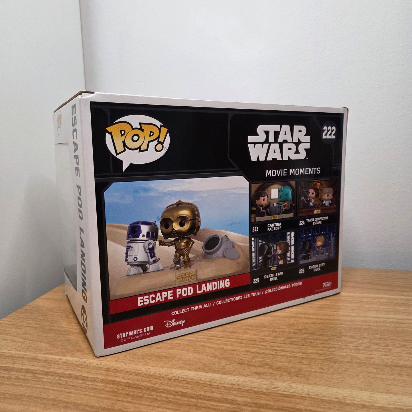 Funko Pop! Star Wars	#222 Escape Pod Landing	Exclusive	-	Vinylfigur