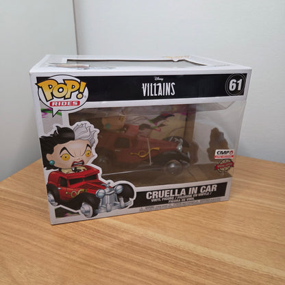 Funko Pop! Disney - Villains	#61 Cruella in Car	Special Edition	Rides	Vinylfigur
