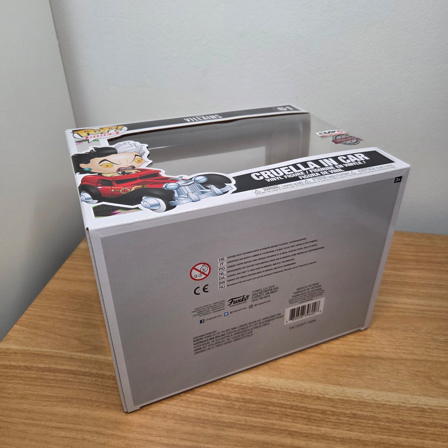 Funko Pop! Disney - Villains	#61 Cruella in Car	Special Edition	Rides	Vinylfigur