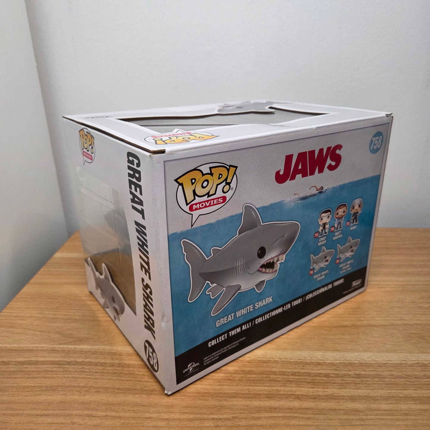 Funko Pop! Jaws - Der weiße Hai	#758 Great White Shark		Movies	6-Inch