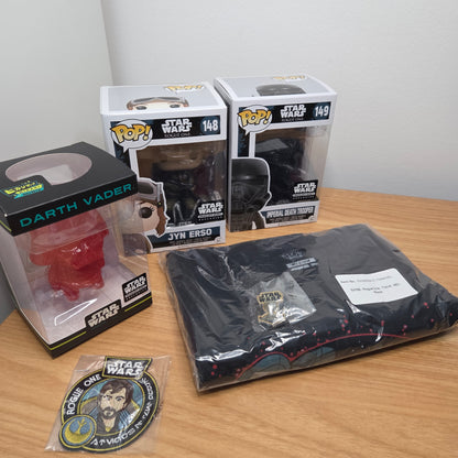 Funko Pop! Star Wars	Smuggler's Bounty	Set: Jyn Erso & Imperial Death Trooper Figur und mehr