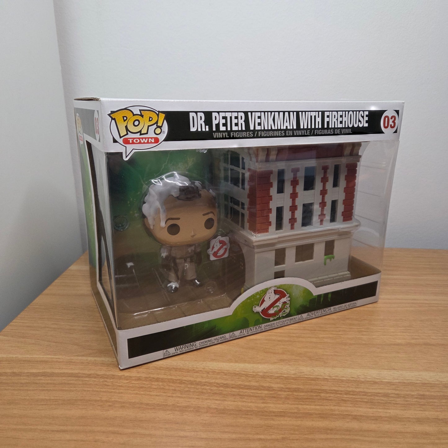 Funko Pop! Ghostbusters	#03 Dr. Peter Venkman with Firehouse		Town	Vinylfigur