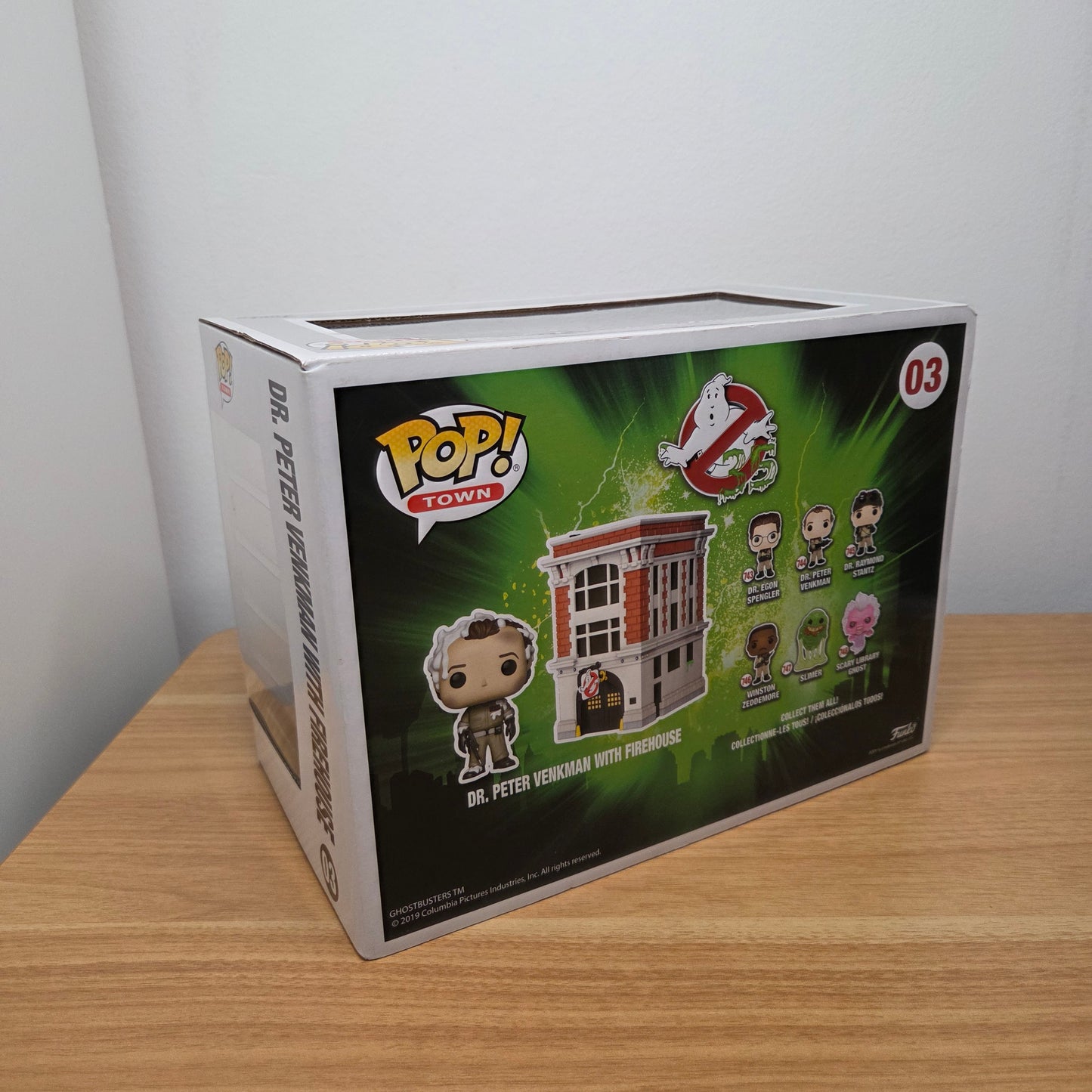 Funko Pop! Ghostbusters	#03 Dr. Peter Venkman with Firehouse		Town	Vinylfigur