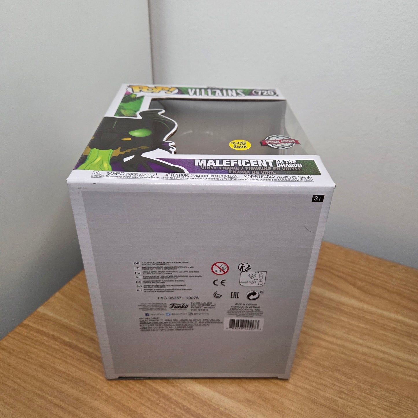 Funko Pop! Villains	#720 Maleficent as the Dragon	Glows in the Dark	Disney	Vinylfigur