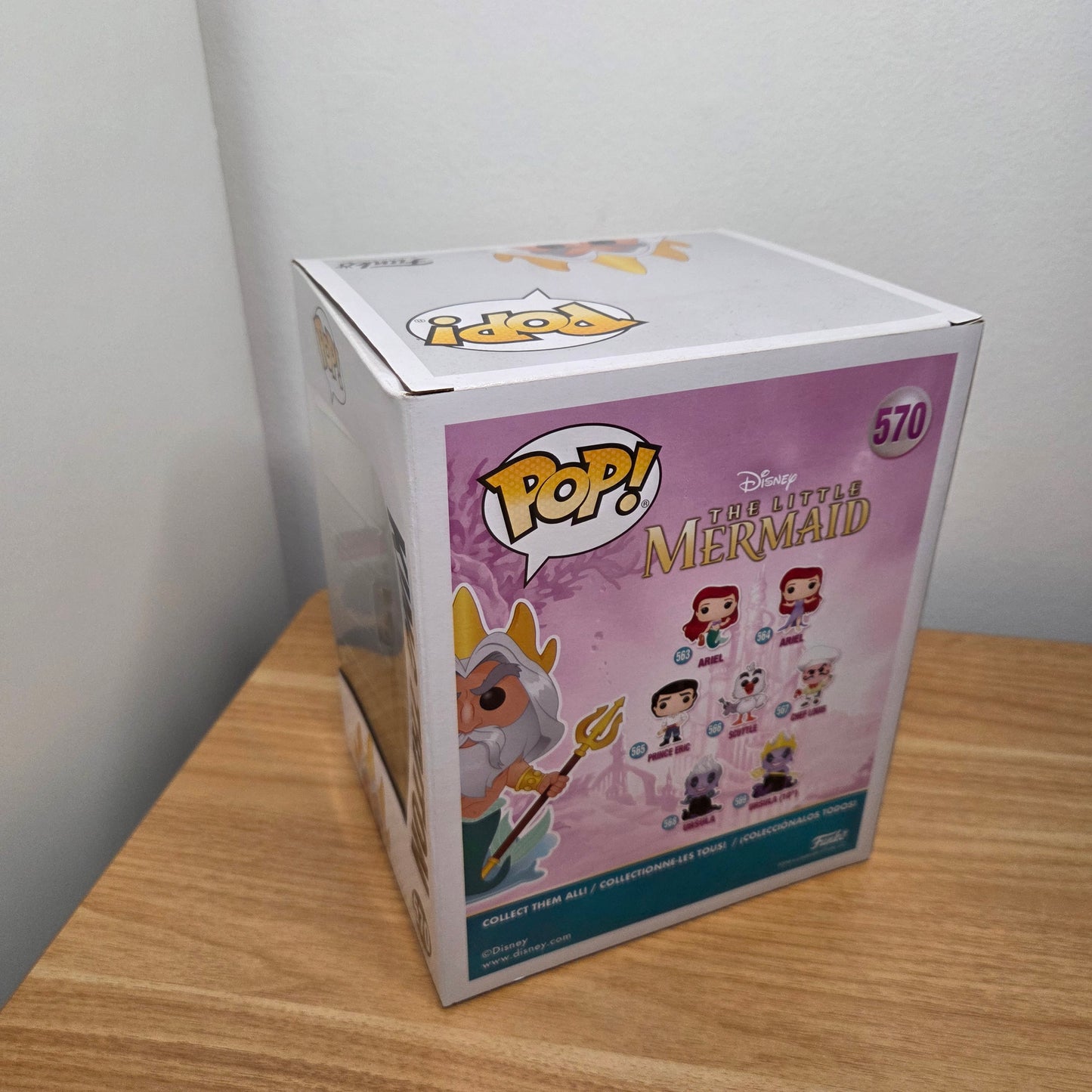 Funko Pop! The Little Mermaid	#570 King Triton	Special Edition	Disney	Vinylfigur