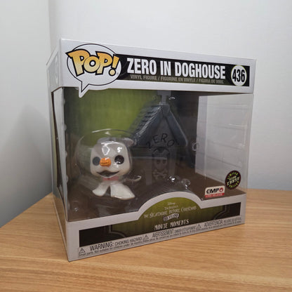 Funko Pop! The Nightmare before Christmas	#436 Zero in Doghouse	Glow Chase	Disney	Vinylfigur