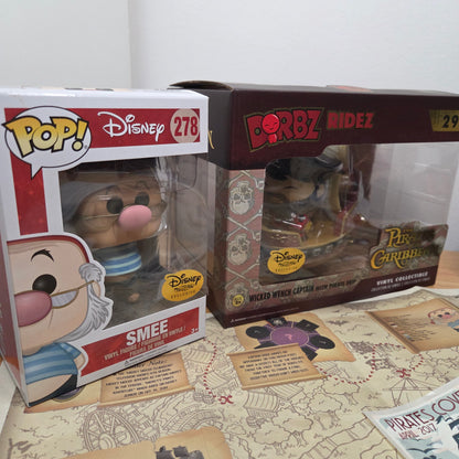 Funko Pop! Pirates of the Caribbean	Treasures	Set: Wicked wench Captain und Smee Figur und mehr