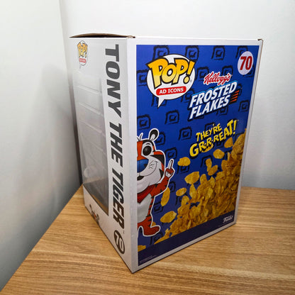 Funko Pop! Kellog's - Frosted Flakes	#70 Tony the Tiger	Limited Edition	Ad Icons	10-Inch