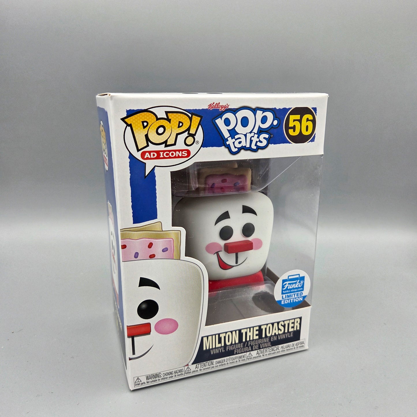 Funko Pop! Kellog's - pop-tarts	#56 Milton the Toaster	Limited Edition	Ad Icons	Vinylfigur