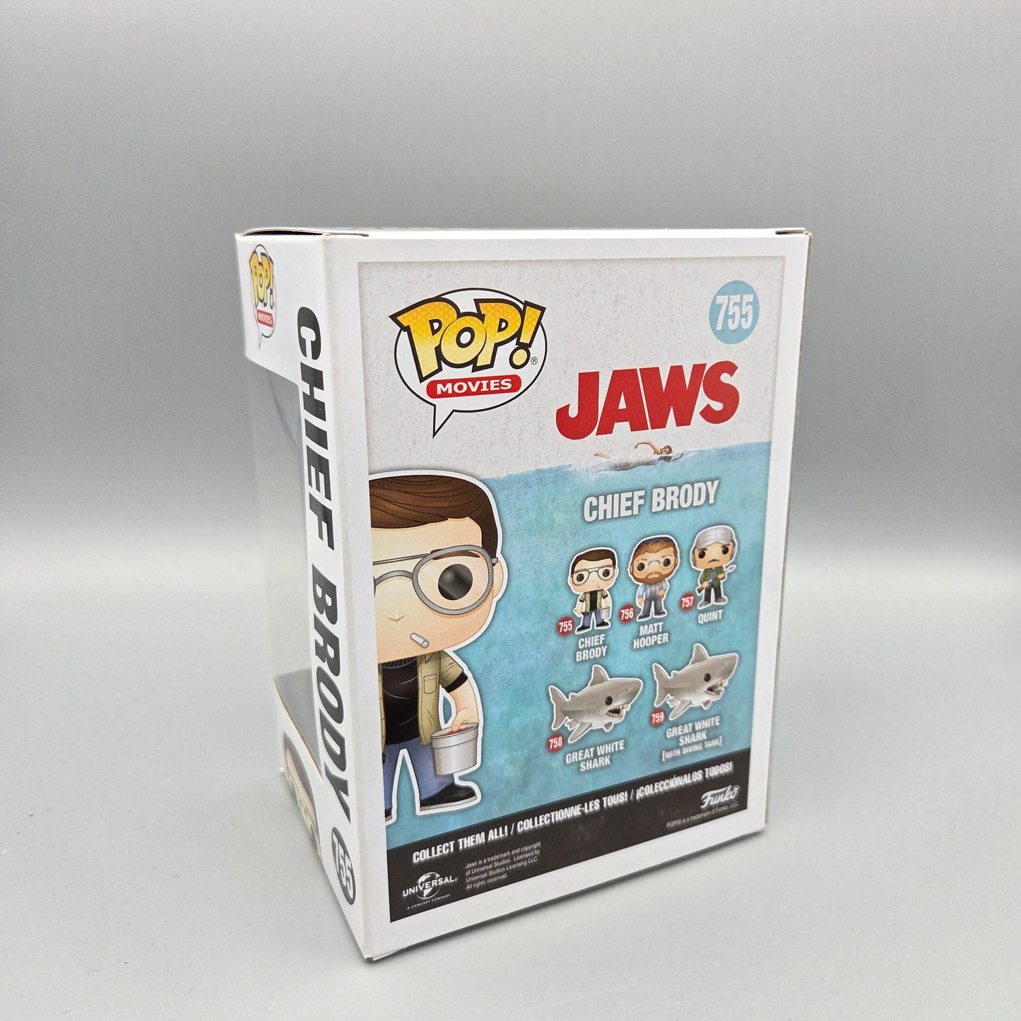 Funko Pop! Jaws - Der weiße Hai	#755 Chief Brody		Movies	Vinylfigur
