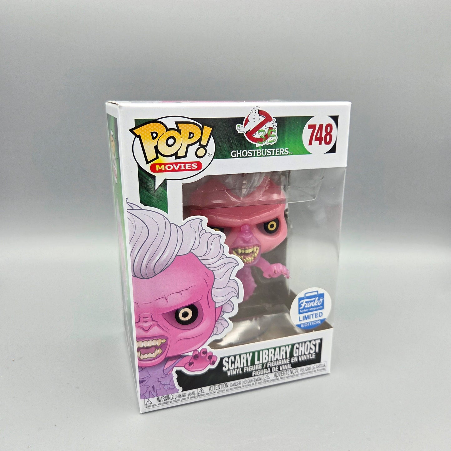 Funko Pop! Ghostbusters	#748 Scary Library Ghost	Limited Edition	Movies	Vinylfigur
