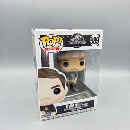 Funko Pop! Jurassic World	#589 Owen with Baby Raptor		Movies	Vinylfigur
