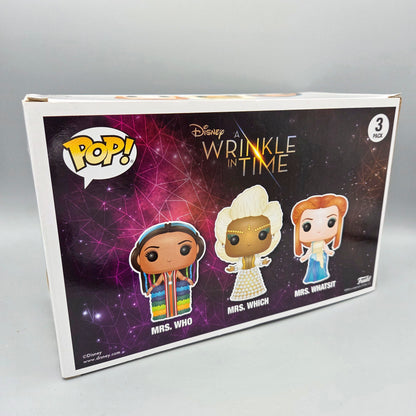 Funko Pop! A Wrinkle in Time	3 Pack: Mrs. Who / Mrs. Which / Mrs. Whatsit	Exclusive	Disney	Vinylfigur