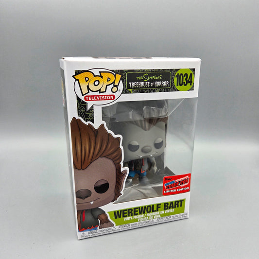 Funko Pop! The Simpsons - Treehouse of Horror	#1034 Werewolf Bart	2020 Comic Con	Television	Vinylfigur