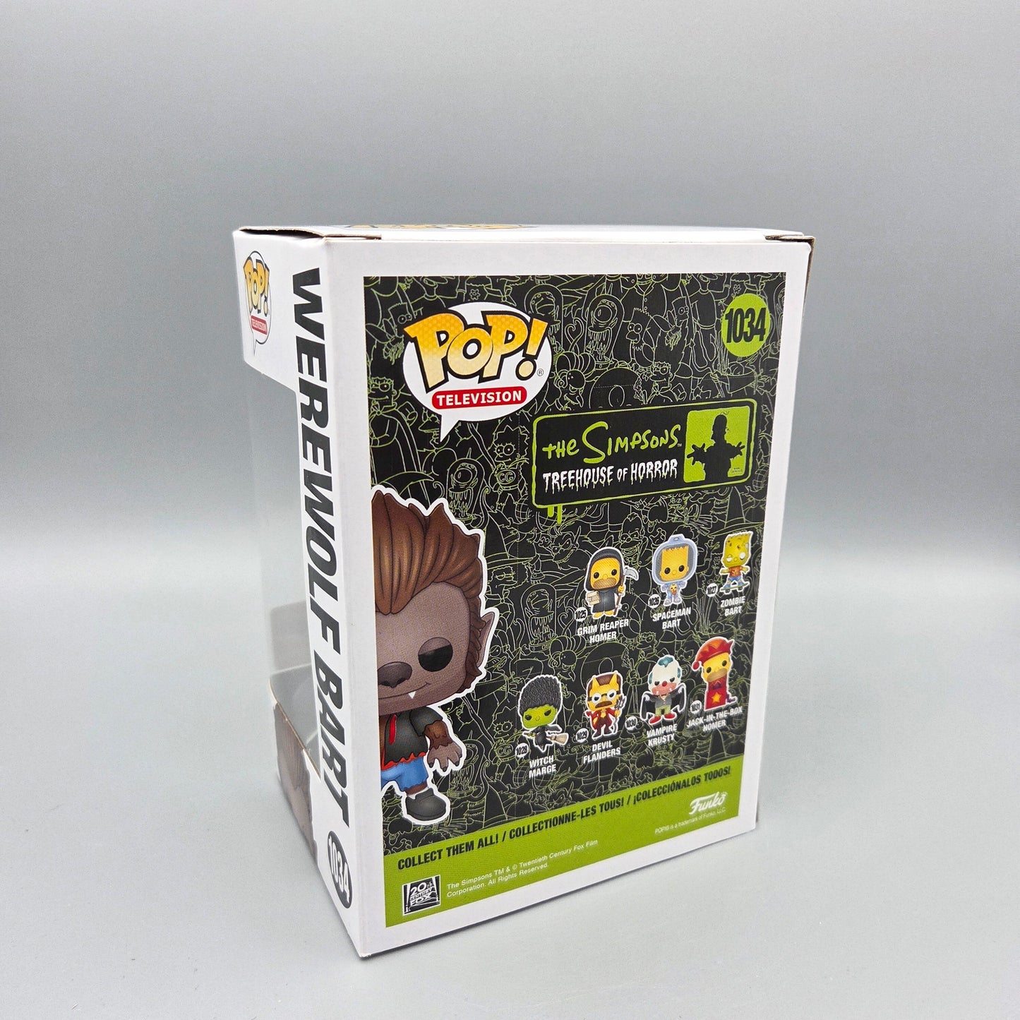 Funko Pop! The Simpsons - Treehouse of Horror	#1034 Werewolf Bart	2020 Comic Con	Television	Vinylfigur