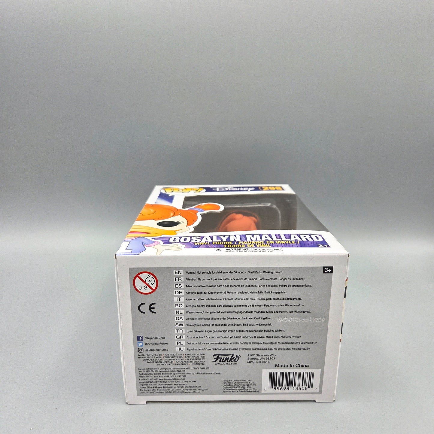 Funko Pop! Darkwing Duck	#298 Gosalyn Mallard		Disney	Vinylfigur