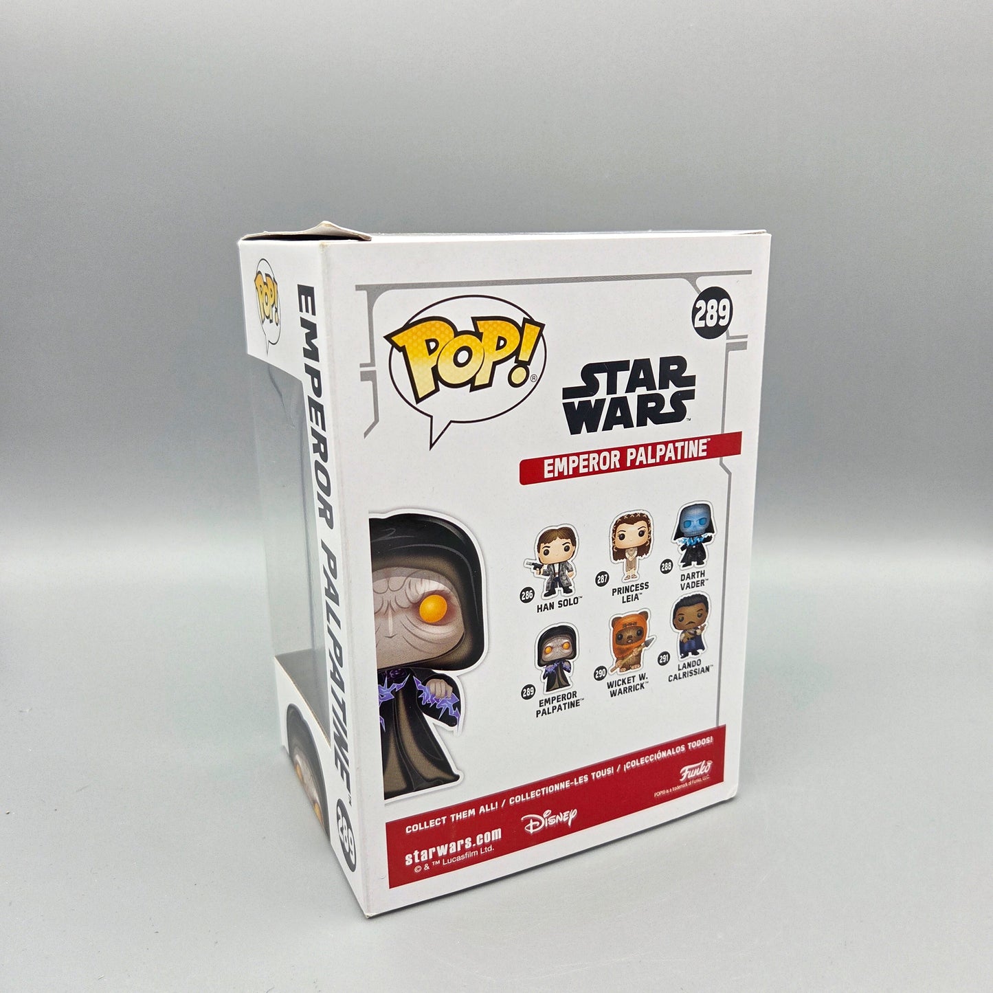 Funko Pop! Star Wars	#289 Emperor Palpatine		-	Vinylfigur