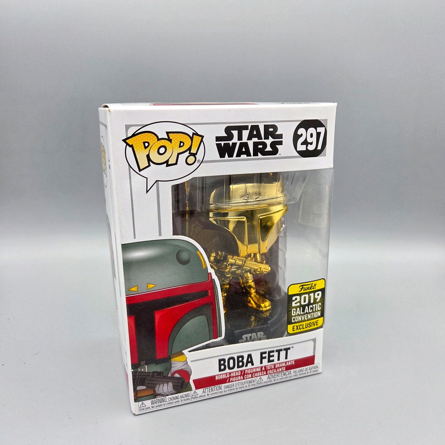 Funko Pop! Star Wars	#297 Boba Fett	2019 Galactic Convention	-	Vinylfigur