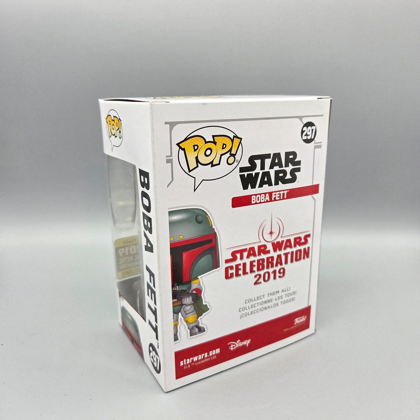 Funko Pop! Star Wars	#297 Boba Fett	2019 Galactic Convention	-	Vinylfigur