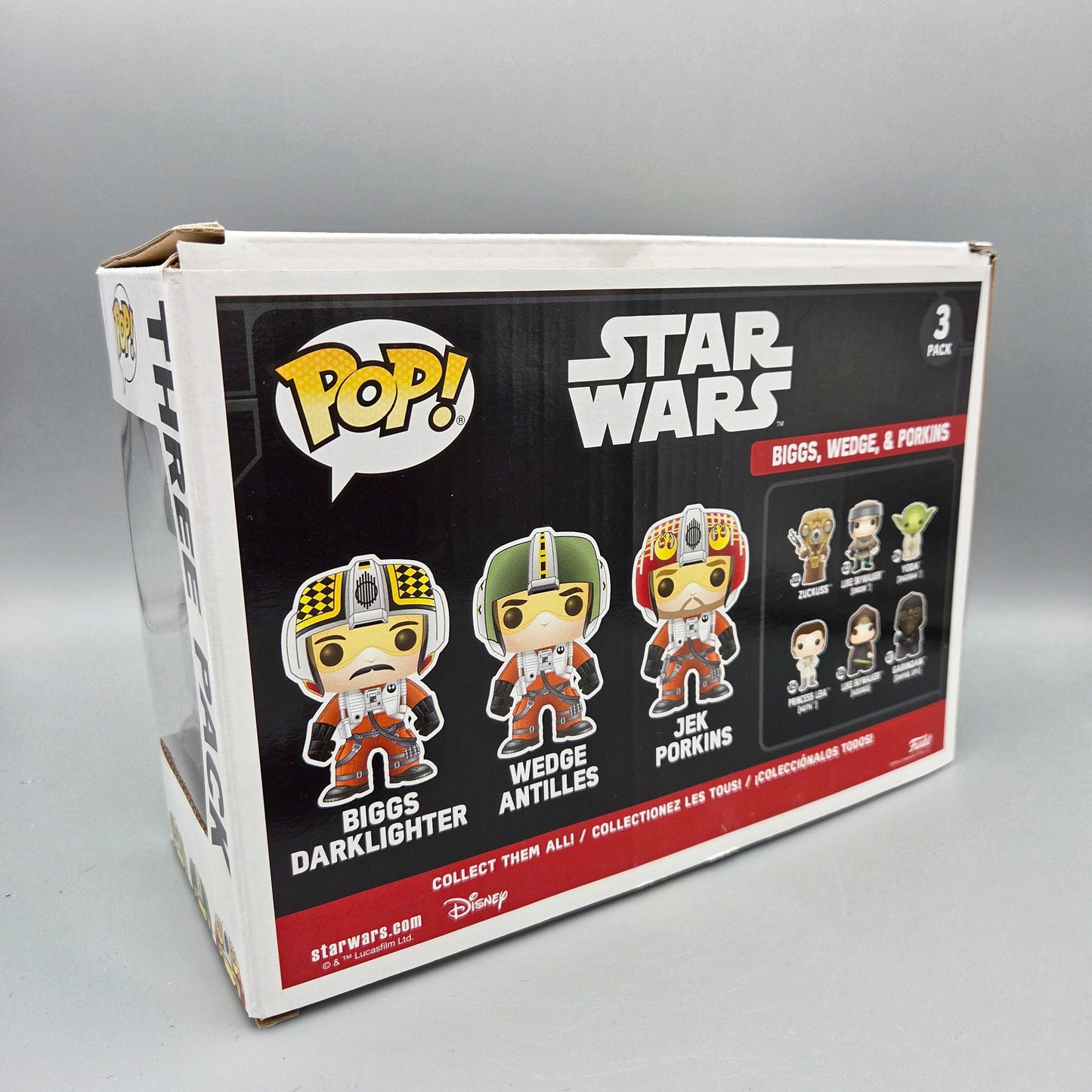 Funko Pop! Star Wars	3 Pack: Biggs, Wedge, & Porkins	Exclusive	-	Vinylfigur