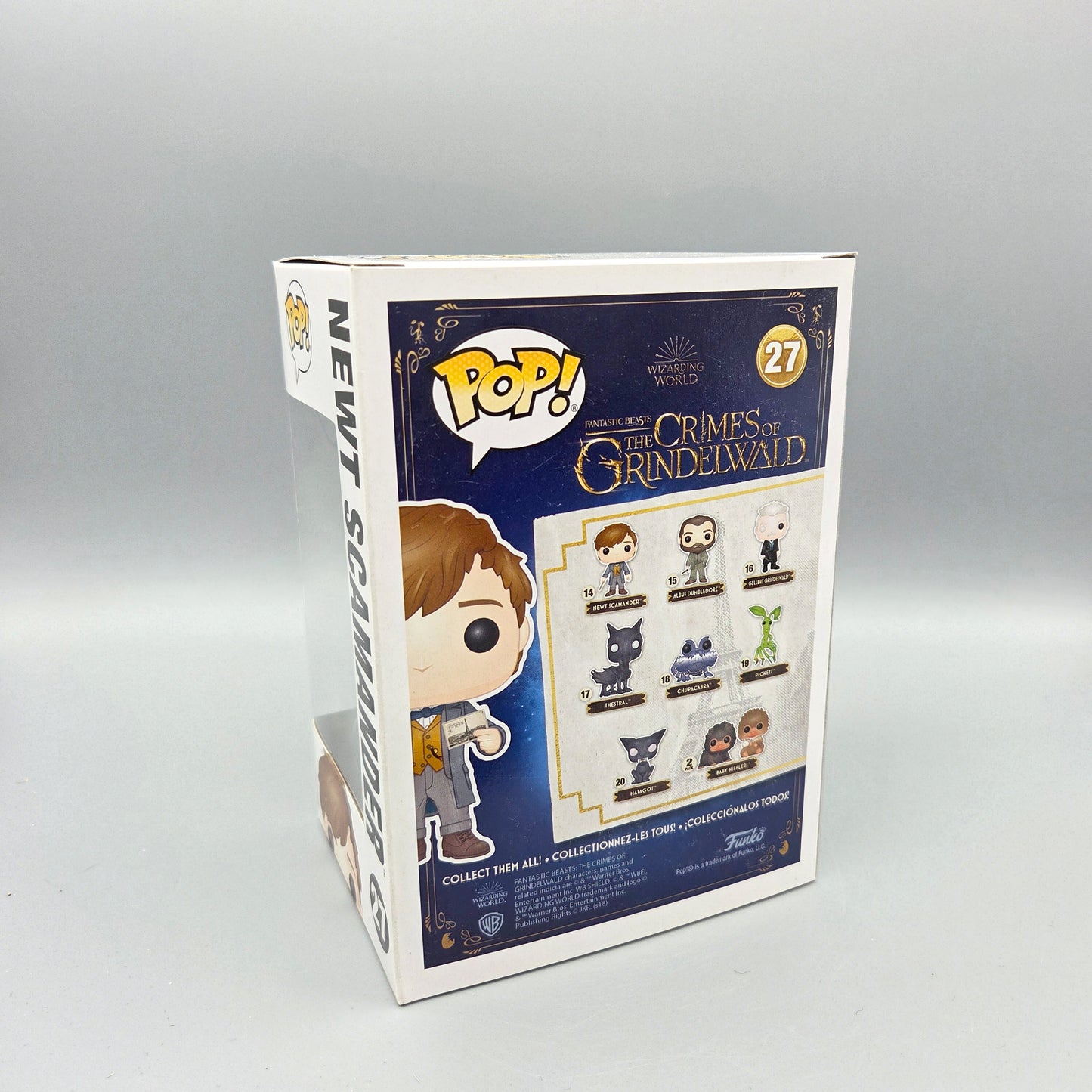 Funko Pop! The Crimes of Grindelwald	#27 Newt Scamander		-	Vinylfigur