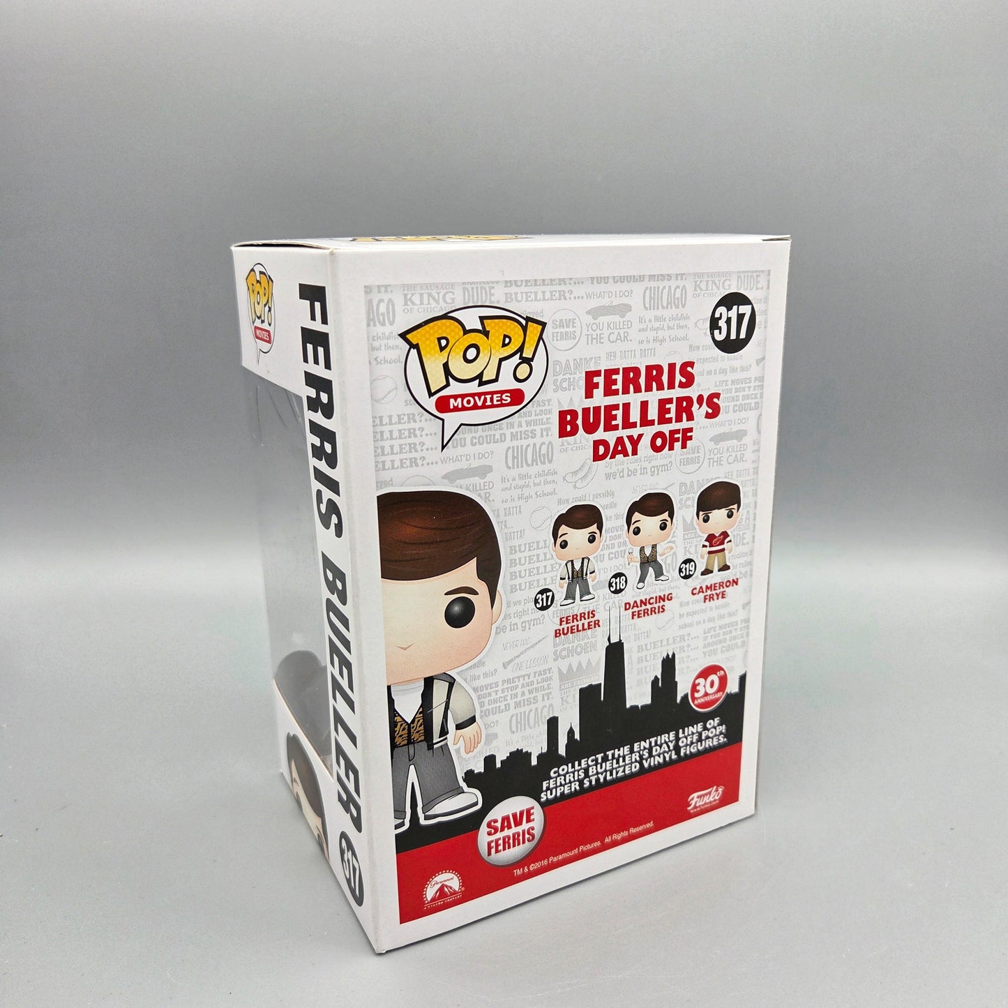 Funko Pop! Ferris Bueller's Day Off	#317 Ferris Bueller		Movies	Vinylfigur