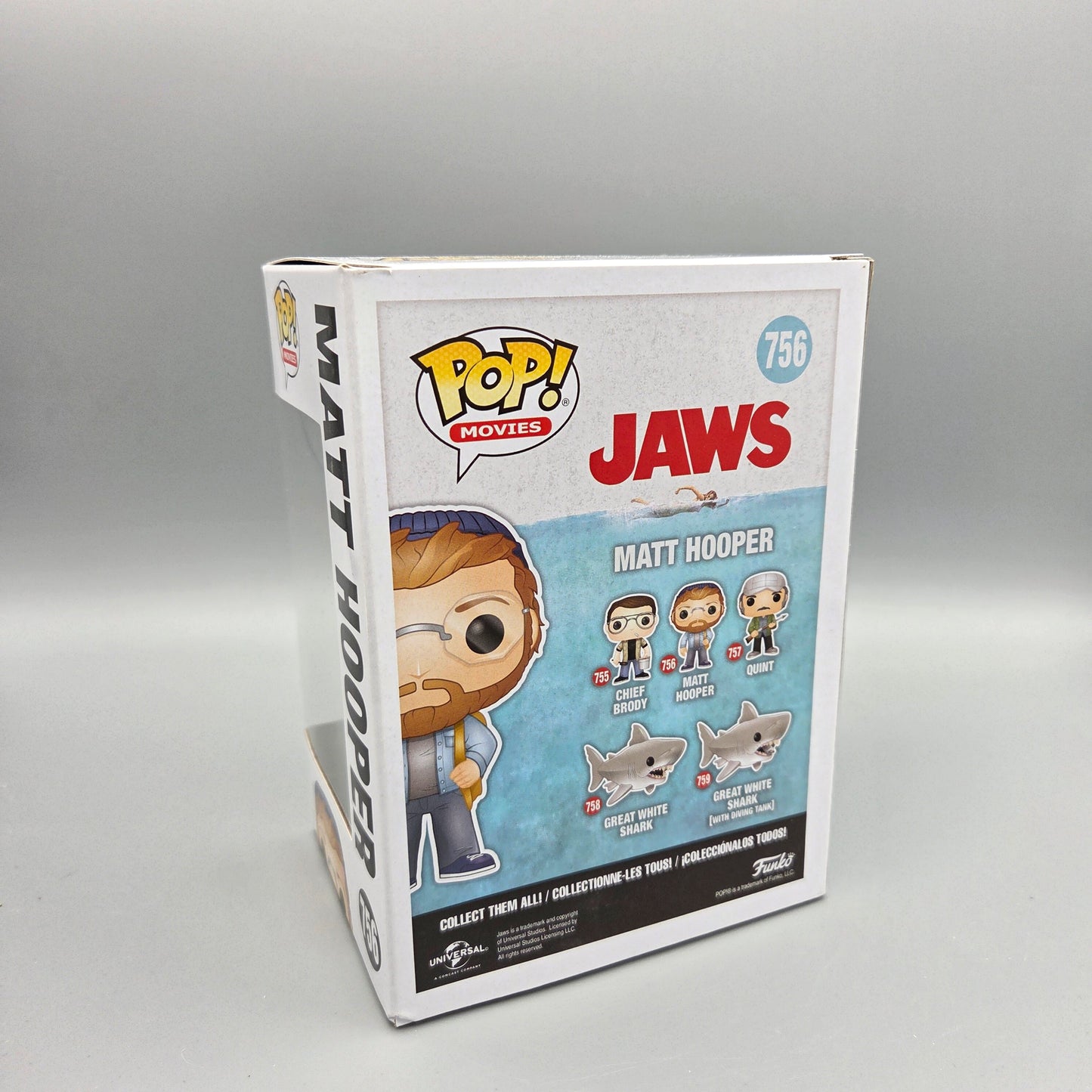 Funko Pop! Jaws - Der weiße Hai	#756 Matt Hooper		Movies	Vinylfigur
