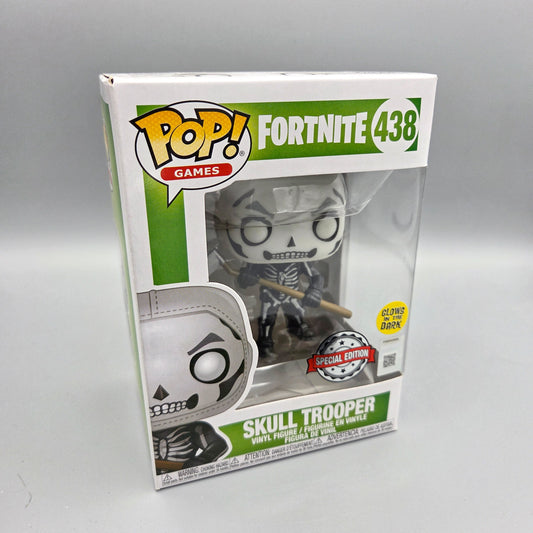 Funko Pop! Fortnite	#438 Skull Trooper	Glows in the Dark	Games	Vinylfigur