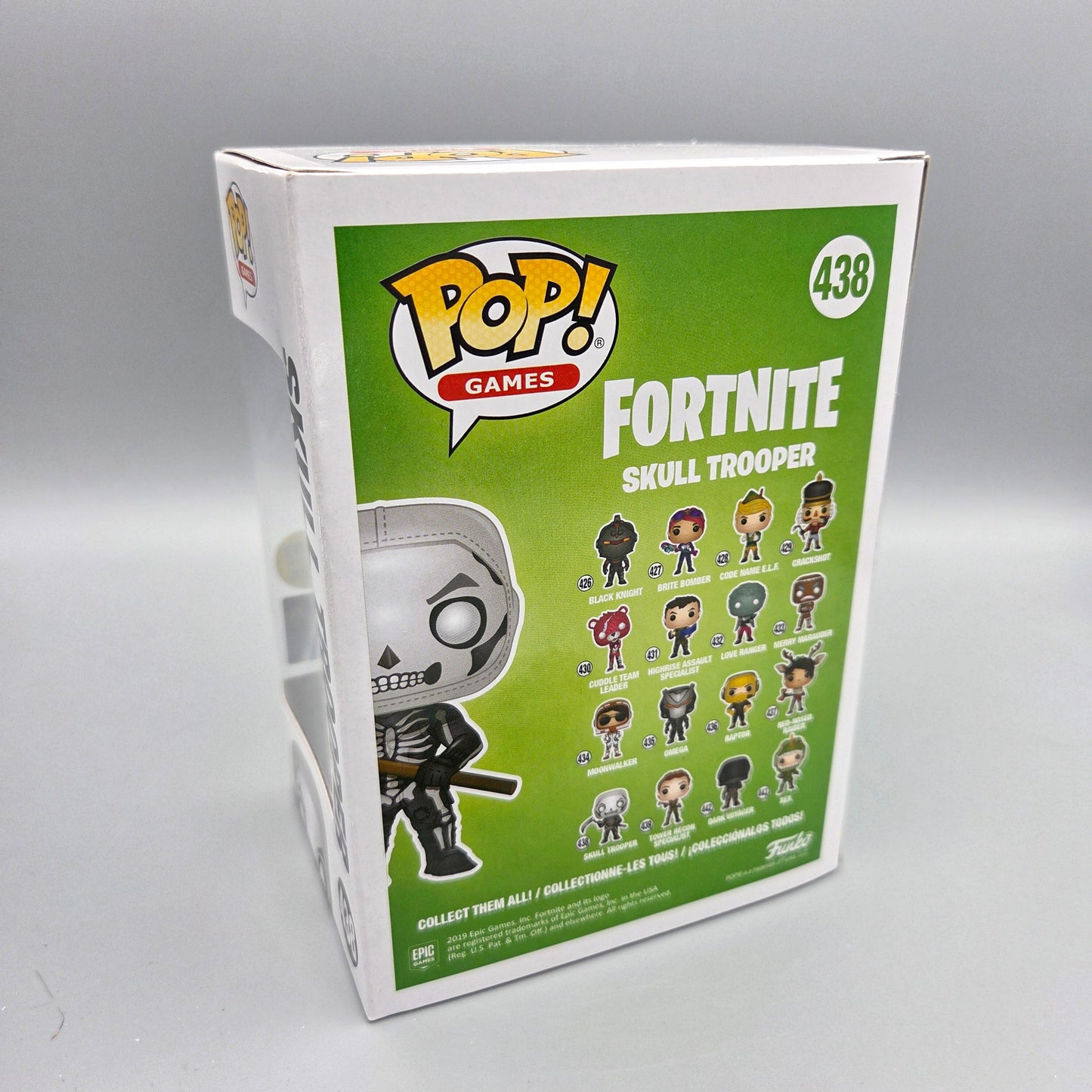 Funko Pop! Fortnite	#438 Skull Trooper	Glows in the Dark	Games	Vinylfigur