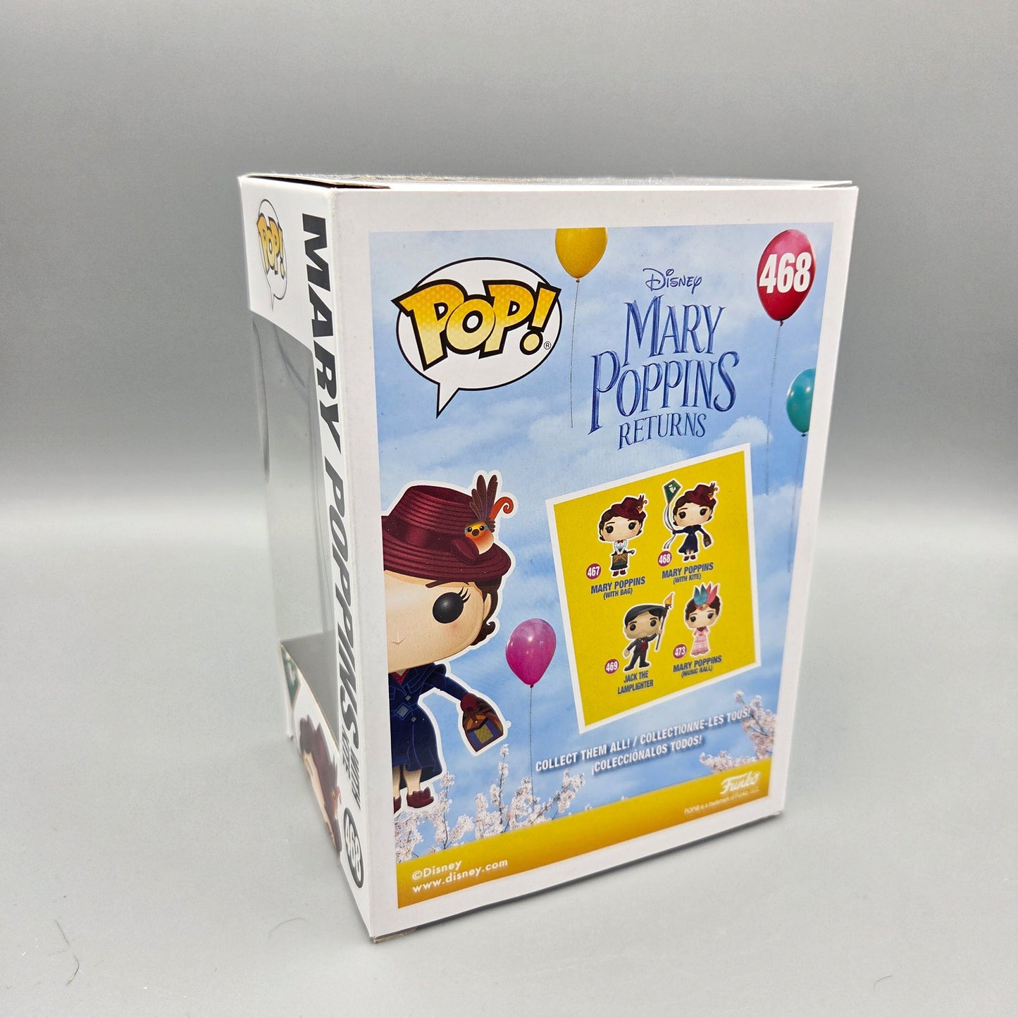 Funko Pop! Mary Poppins Returns	#468 Mary Poppins with Kite		Disney	Vinylfigur