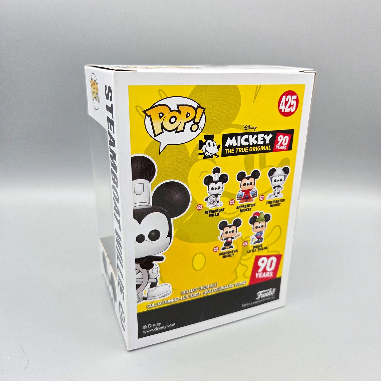 Funko Pop! Mickey	#425 Steamboat Willie		Disney	Vinylfigur