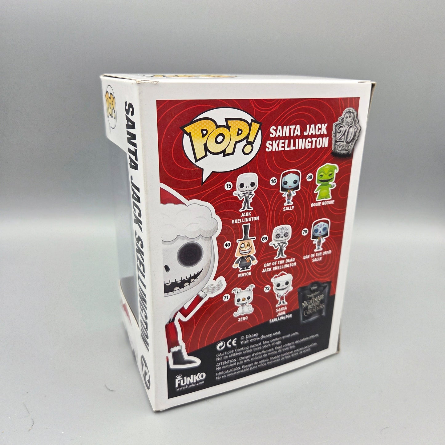 Funko Pop! The Nightmare before Christmas	#72 Santa Jack Skellington		Disney	Vinylfigur