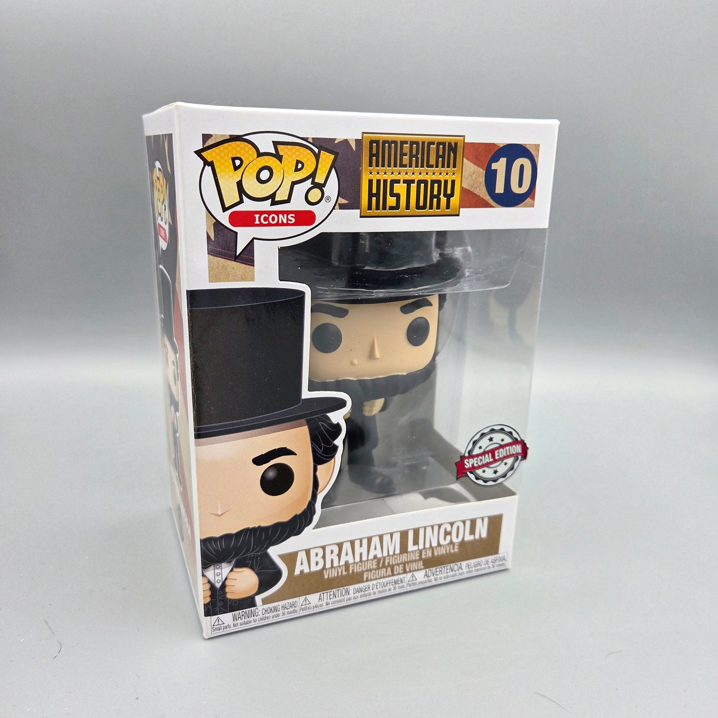 Funko Pop! American History	#10 Abraham Lincoln	Special Edition	Icons	Vinylfigur