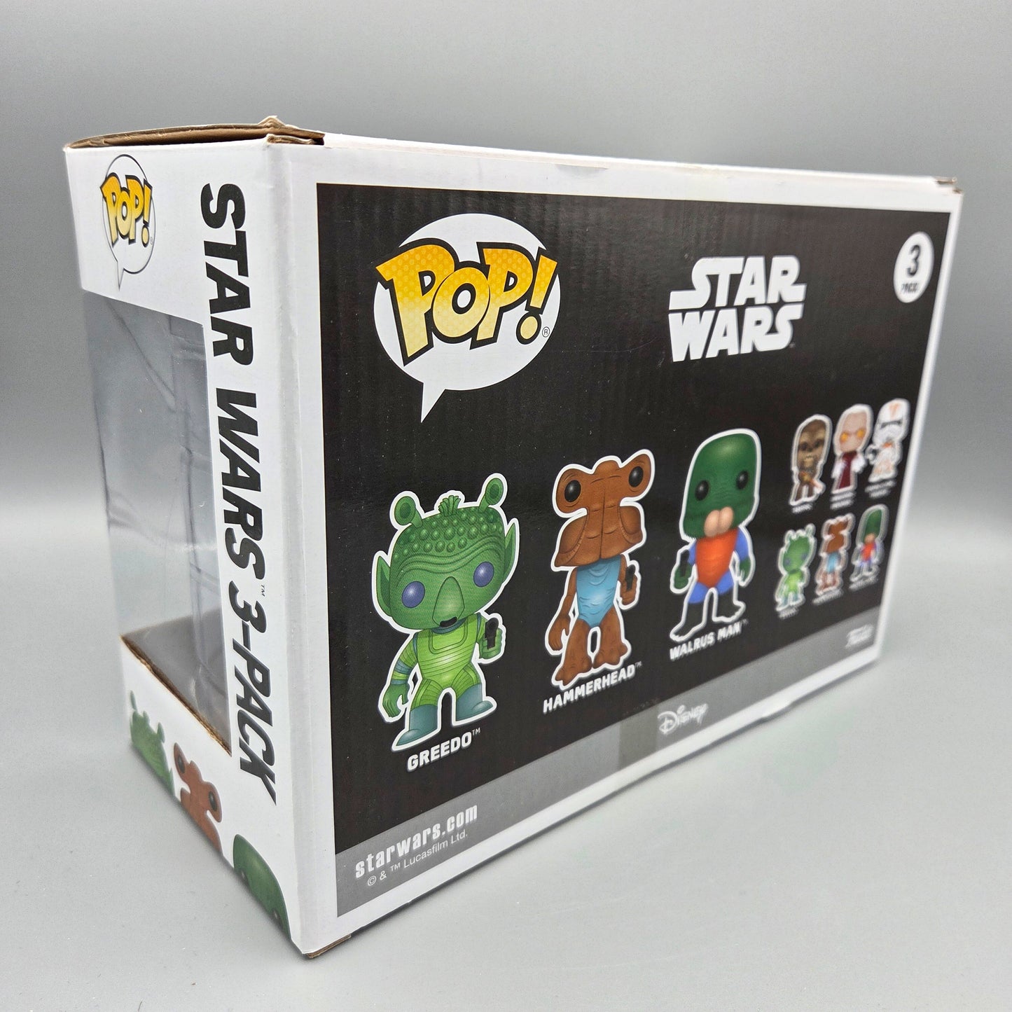 Funko Pop! Star Wars	3 Pack: Greedo / Hammerhead / Walrus Man		-	Vinylfigur