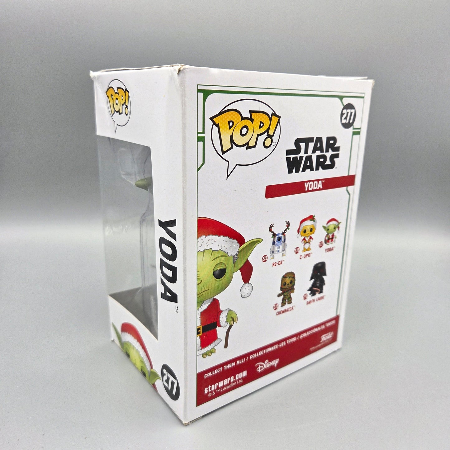 Funko Pop! Star Wars	#277 Yoda (Santa)		-	Vinylfigur