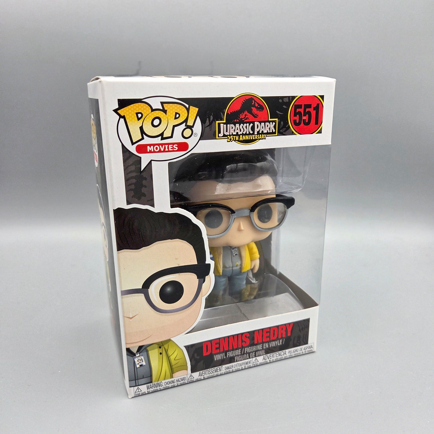 Funko Pop! Jurassic Park	#551 Dennis Nedry		Movies	Vinylfigur