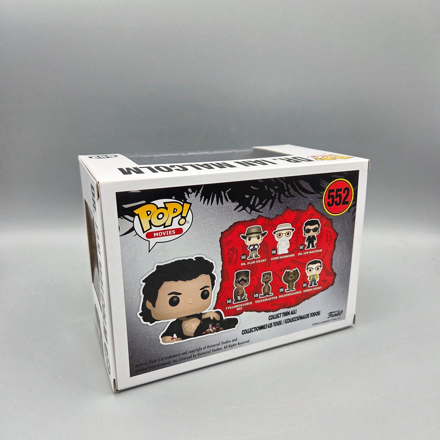 Funko Pop! Jurassic Park	#552 Dr. Ian Malcom		Movies	Vinylfigur