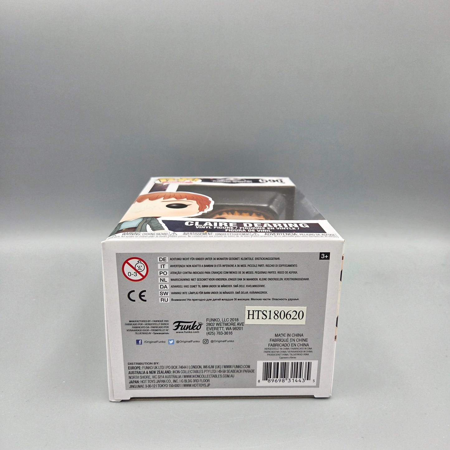 Funko Pop! Jurassic World	#590 Claire Dearing		Movies	Vinylfigur